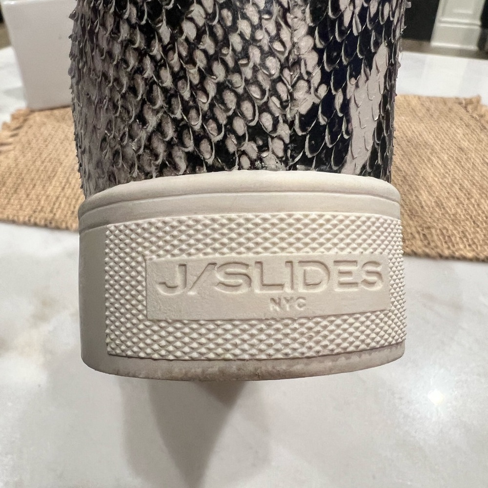 J Slides Python Platform Double Zipper Sneakers - Picture 8 of 9